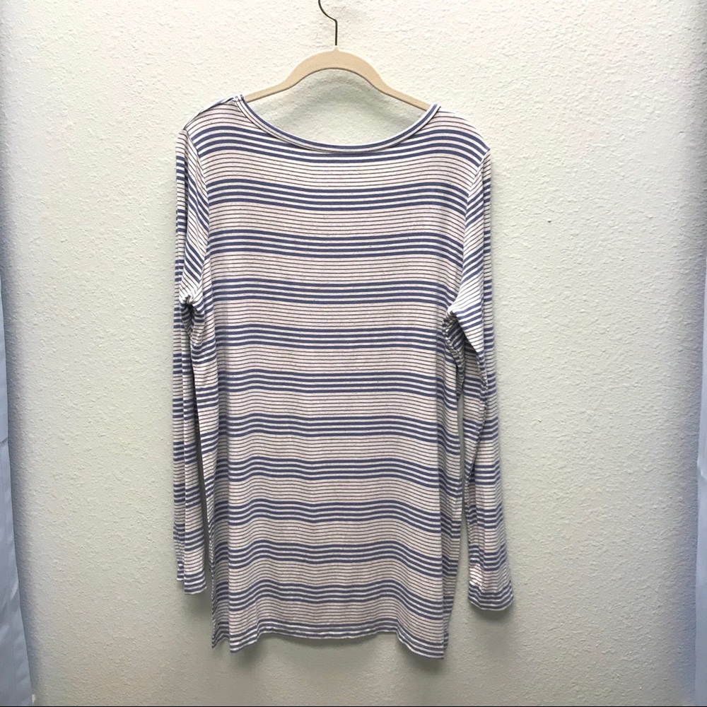 BKE Core Lg L/S Scoop Neck Tee Tunic